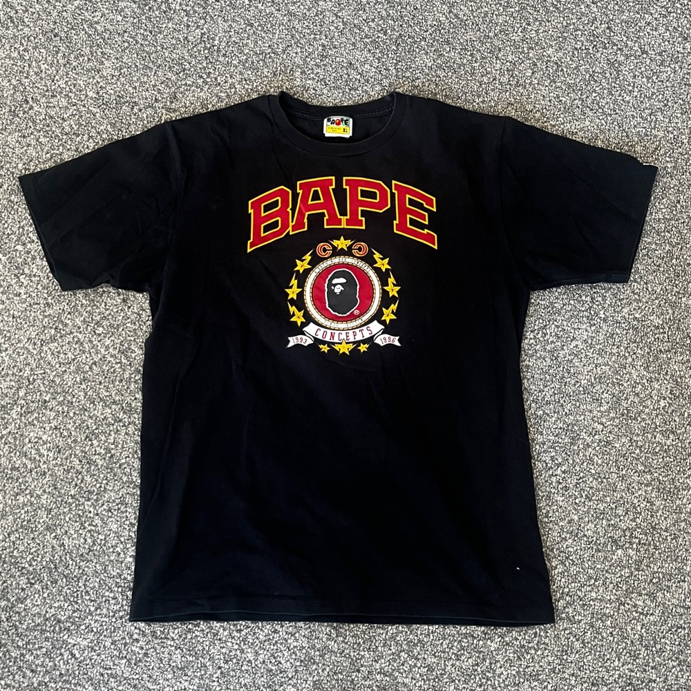 BAPE x concepts Black Graphic T-Shirt